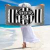 Juventus FC Print Beach Towel, Large Soft Quick Dry Towel for Beach Camping Swimming