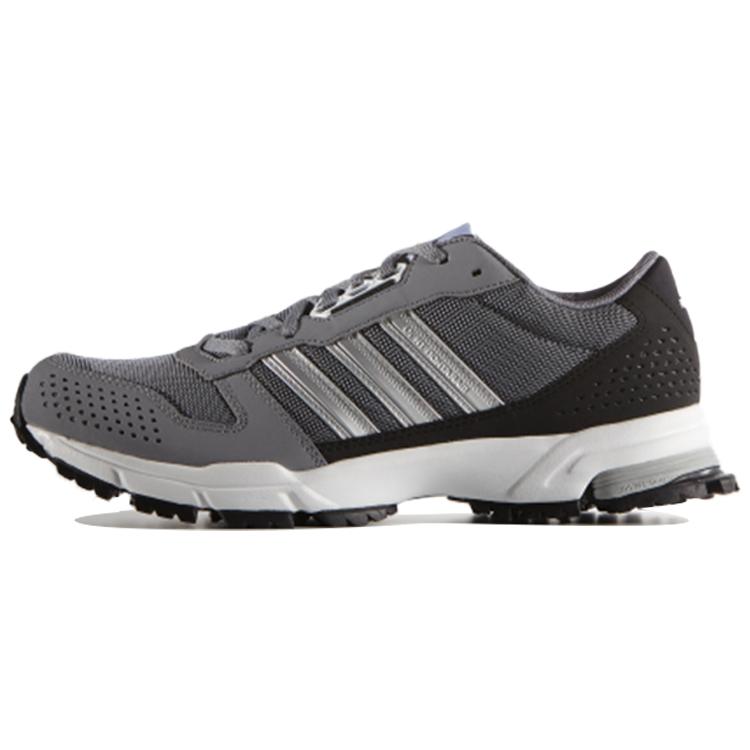 

Adidas Marathon 10 Tr Low top Running Shoes Men s Gray Silver White AQ5085 42
