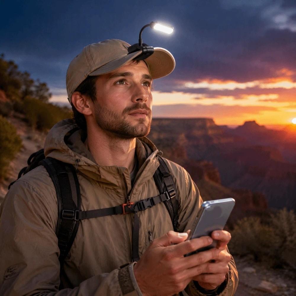Flexible Gooseneck Clip-on Fill Light Even Lighting Portable Mini Reading Lamp  Video Shooting