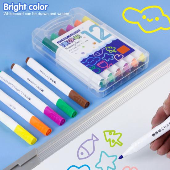 

1 набор креативных обучающих пластиковых ручек для рисования водой, стираемые маркеры для белой доски для студентов