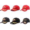 Cccp Ussr Russian Cap Adjustable Baseball Hat For Men And Women Black And Red Embroidered Couplecap
