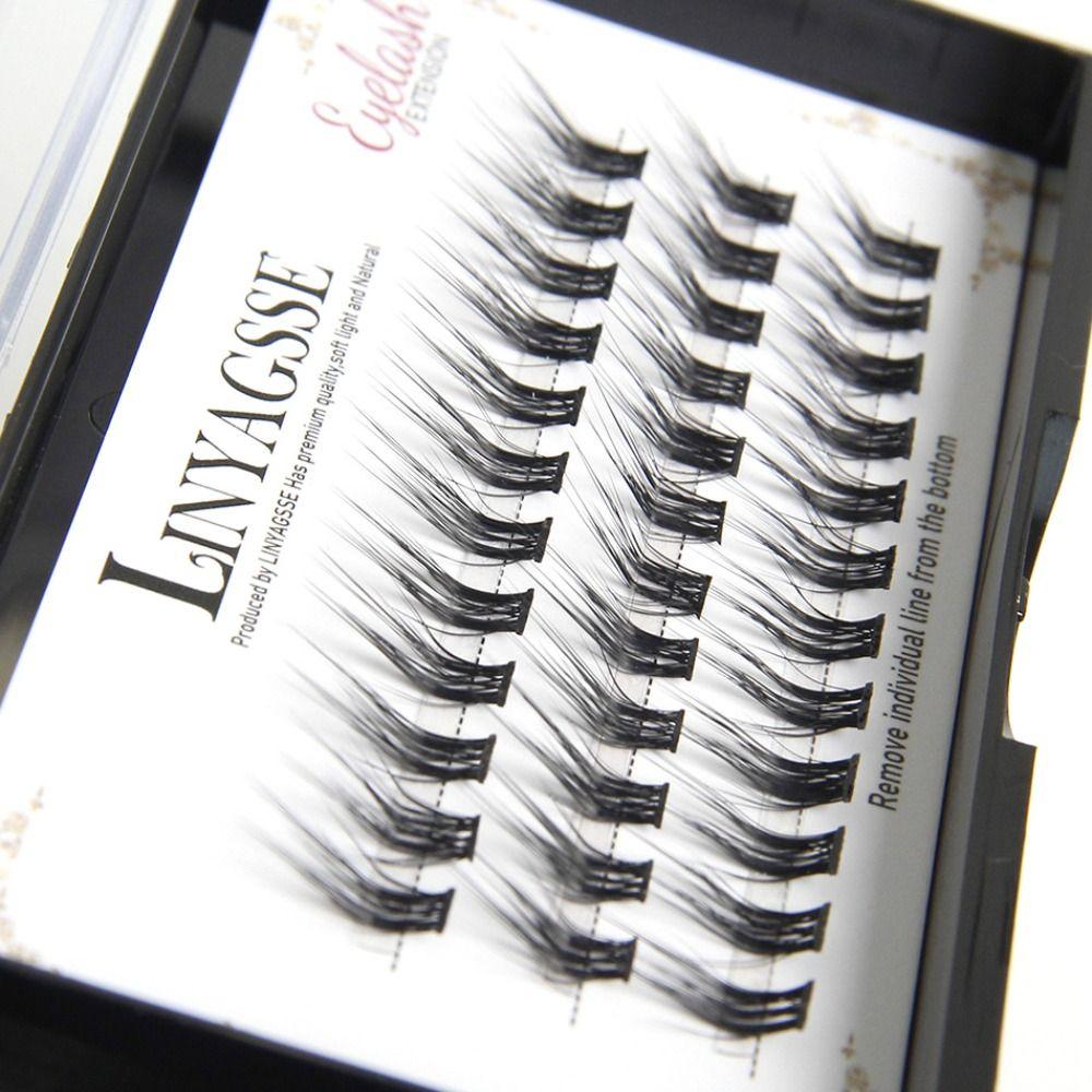 Wispy Cluster Lashes L Curl Eye Lashes Women's Fashion Individual Eyelashes DIY Eyelash Extension