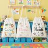 Personalised Goodie Bag Children Gym Swimming Bag Nursery Pe Drawstring Backpack Kindergarten Back To School Party Decoration