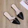 Summer Womens Slippers With Pu Upper And Fish Mouth Toe For Casual Wear