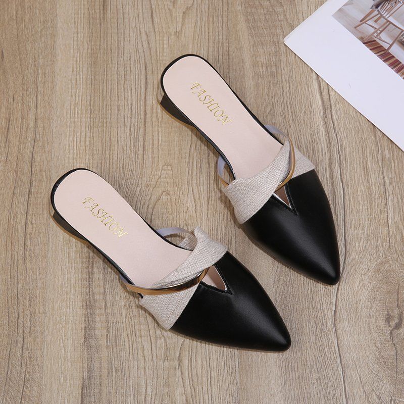 Summer Womens Slippers With Pu Upper And Fish Mouth Toe For Casual Wear