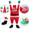 Santa Claus Hanging Self Adhesive Eye-catching Santa Claus Climbing Wall Ornament for Party