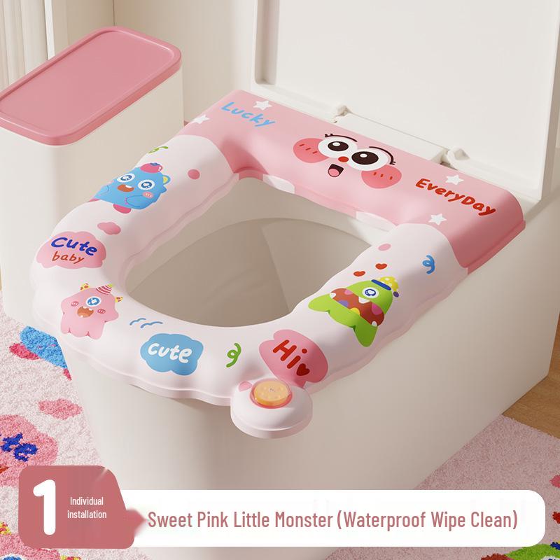 

Waterproof Aromatherapy Toilet Seat Cushion for All Seasons—Thickened and Adhesive