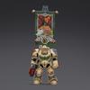 In Stock JOYTOY Warhammer 40K Dark Angels Deathwing Ancient with Company Banner 1:18 Action Figure,Collection Model