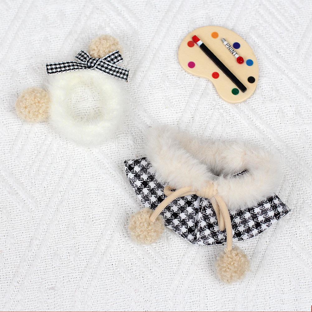 For Labubu 15/17cm Doll Stylish Overalls Clothes Set Pendant Cute Clothes with Fragrant Style For V1/V2 Labubu