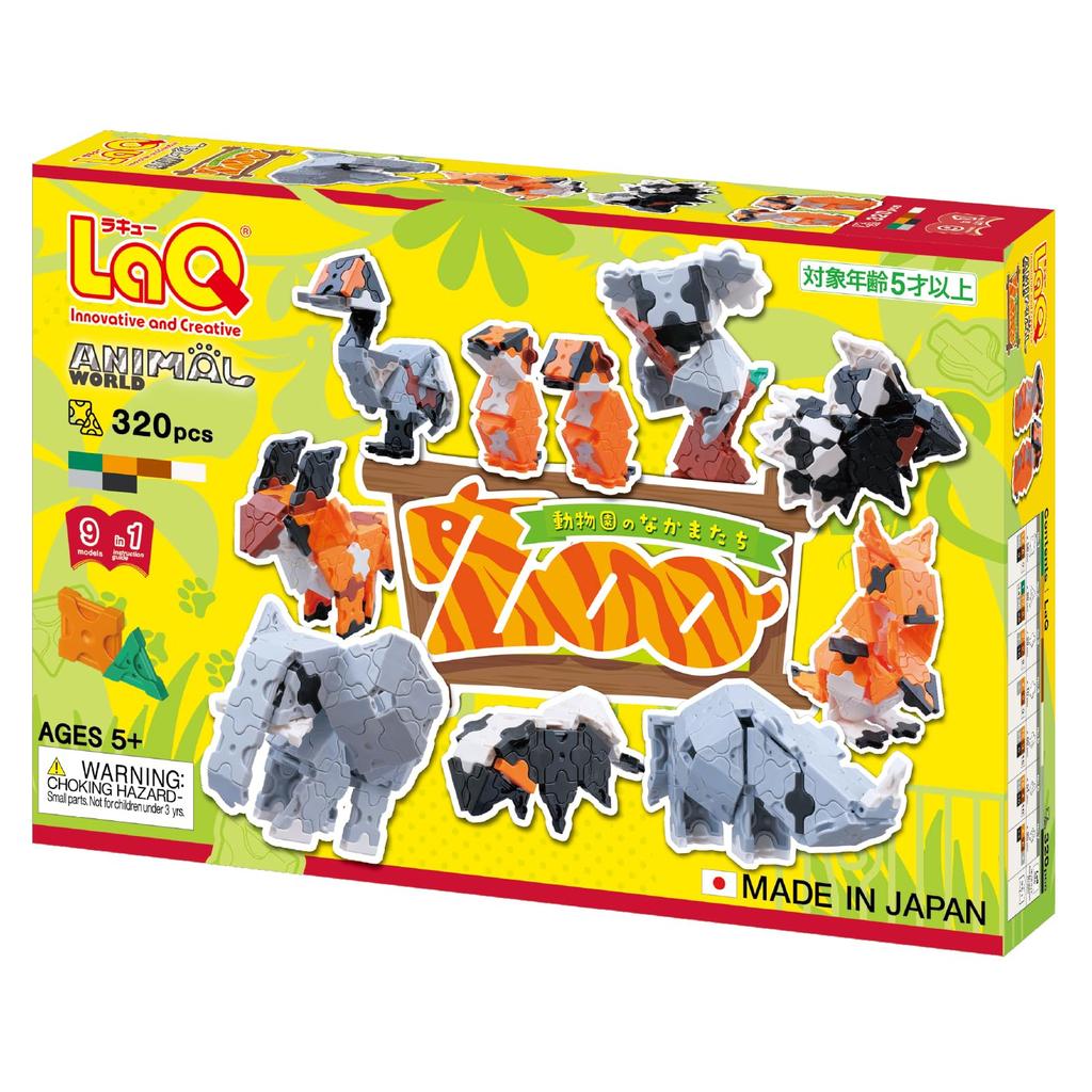 Yoshiritsu LaQ Animal World Zoo Friends L009722 (320 pieces)