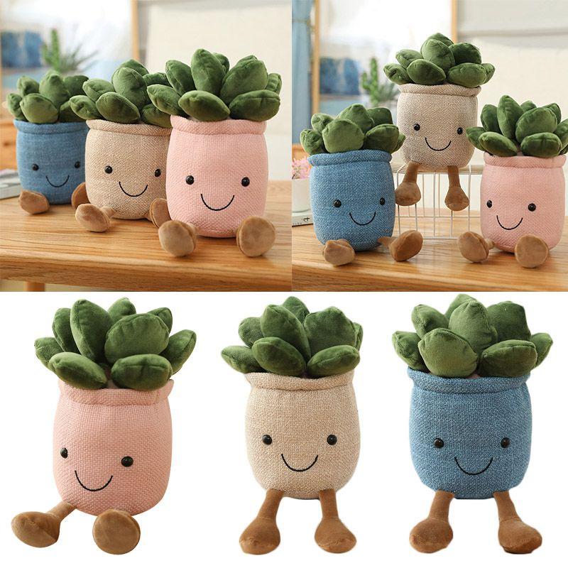 Lifelike Succulent Plants Plush Stuffed Toy Featuring Super Soft Fabric Ideal For Kids
