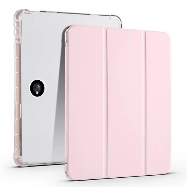 

Чохол для планшета для OPPO Pad Air 10.3 з гніздом для ручки Sleep Wake Stand Funda Soft Cover прозорий захисний OPPO Pad Air 10.3 рожевий