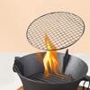 Runder Edelstahl-Grillrost Hitzebeständiger Grillrost Outdoor Camping Grill Teekochzubehör