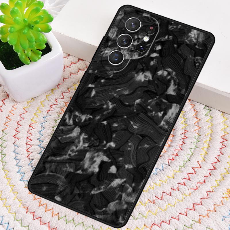 Forged Carbon Phone Case for Samsung Galaxy note 10 pro S26 Ultra S23 S24 FE S25 S21 S22 PLUS shockproof Cove