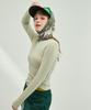 BETWEEN A AND B Peacoat Stitch Round Neck T-Shirt [Olive]