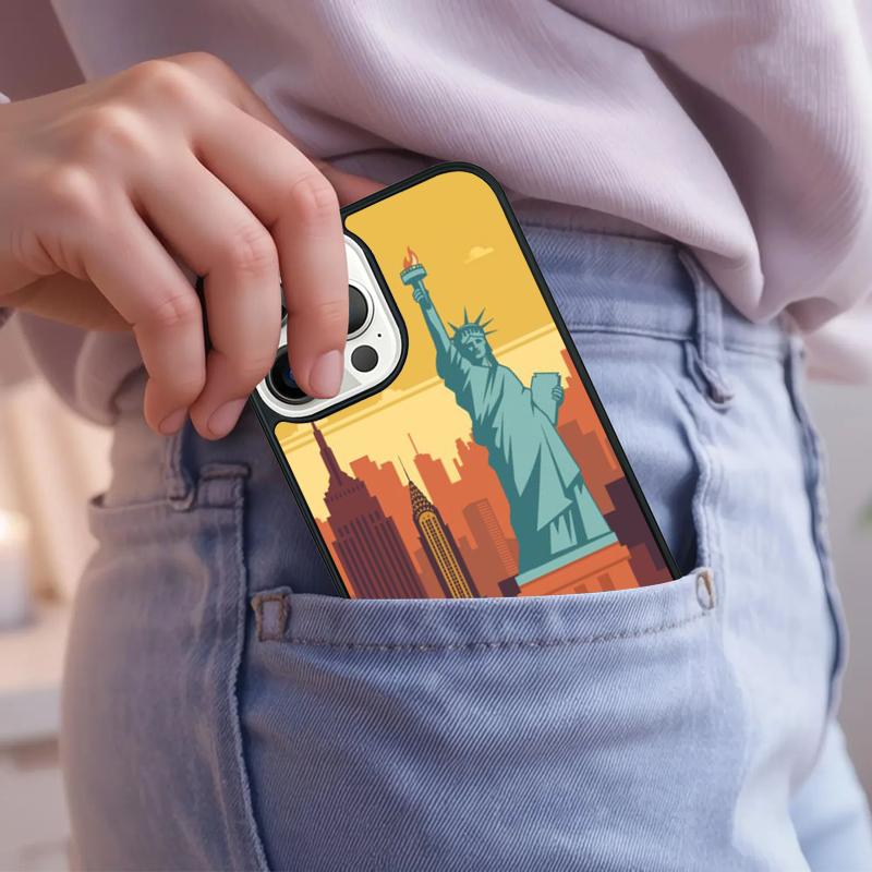 New York City Phone Case For iPhone 17 Air 15 16e 14 13 Pro Max Coque 12 11 Pro Max PLUS cover