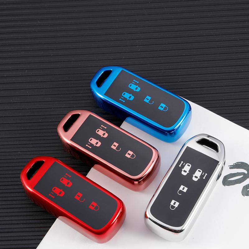 Buy TPU Car Smart Key Case Cover Holder Fob For Honda New Nbox Custom ...