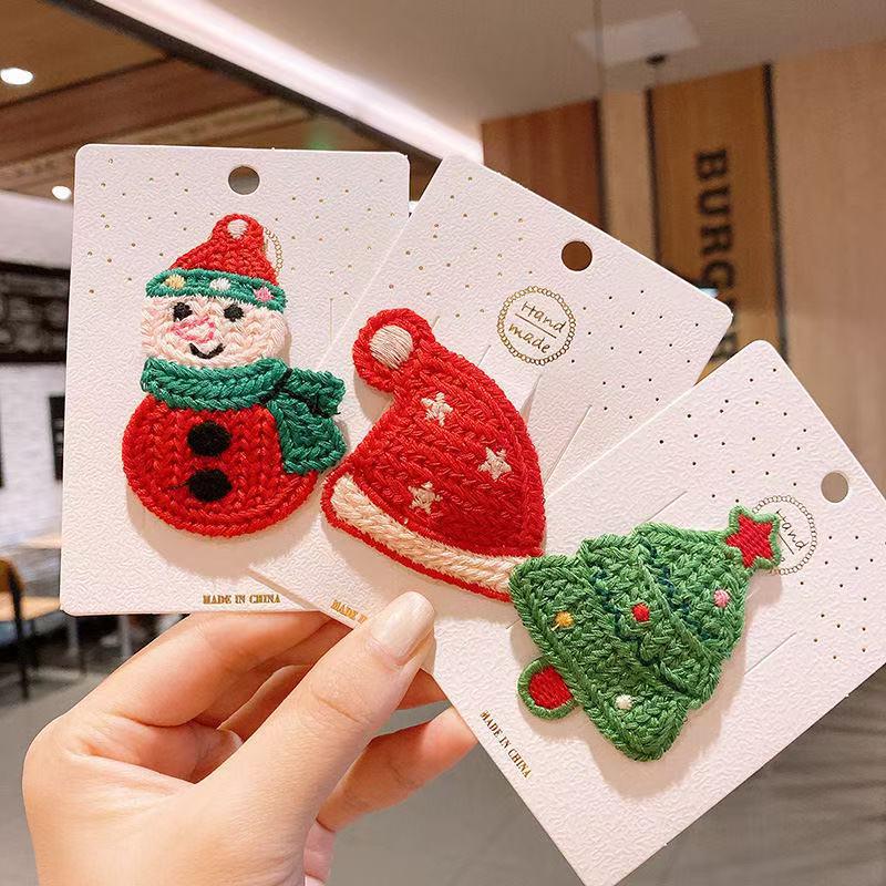 Korean Style Christmas & Winter Hair Clips: Children's Cute Holiday Accessories