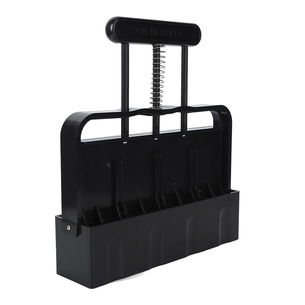 Soil Block Maker with Comfortable Handel ABS 4 Cell Soil Blocking Tool for Seed Starting Germination