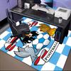 Coven-try Football Club Crest Printed Office Carpet Chair Cushion  Entryway Rug, Rugs for Living Room, Bedroom Christmas gifts
