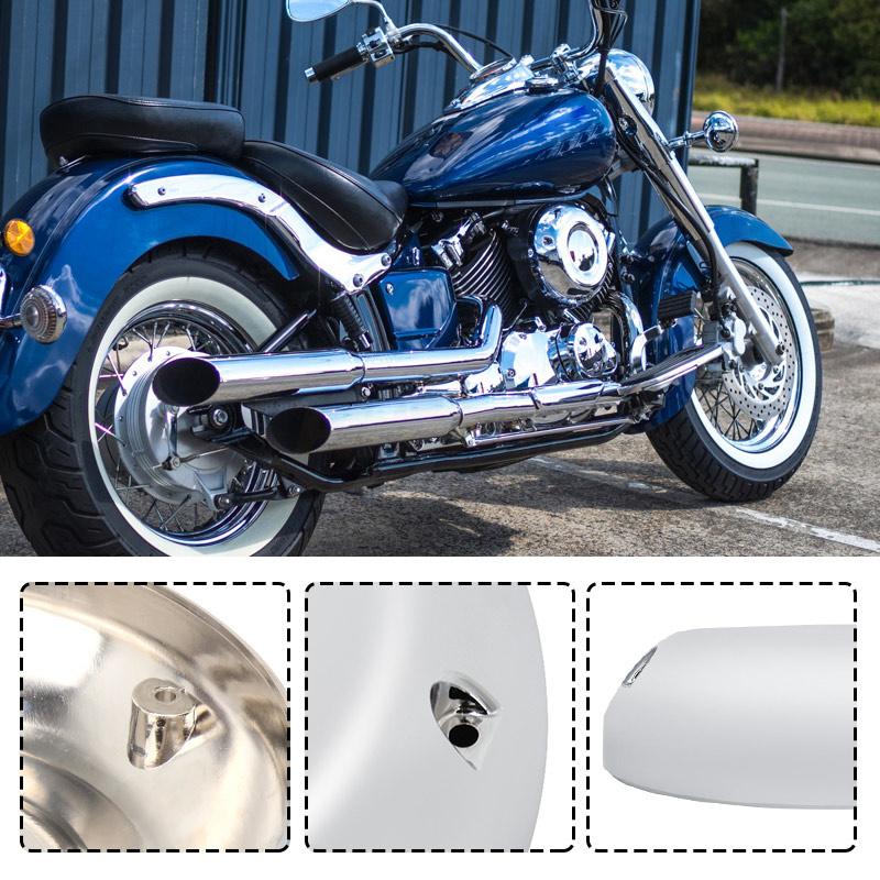 Chrome Motorcycle Air Cleaner Filter Cover ABS Plastic For Yamaha V-Star 400 650 XVS650 DragStar 400 650
