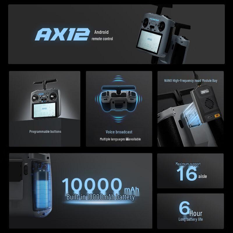 RADIOMASTER AX12 2.4GHz Android Remote Control