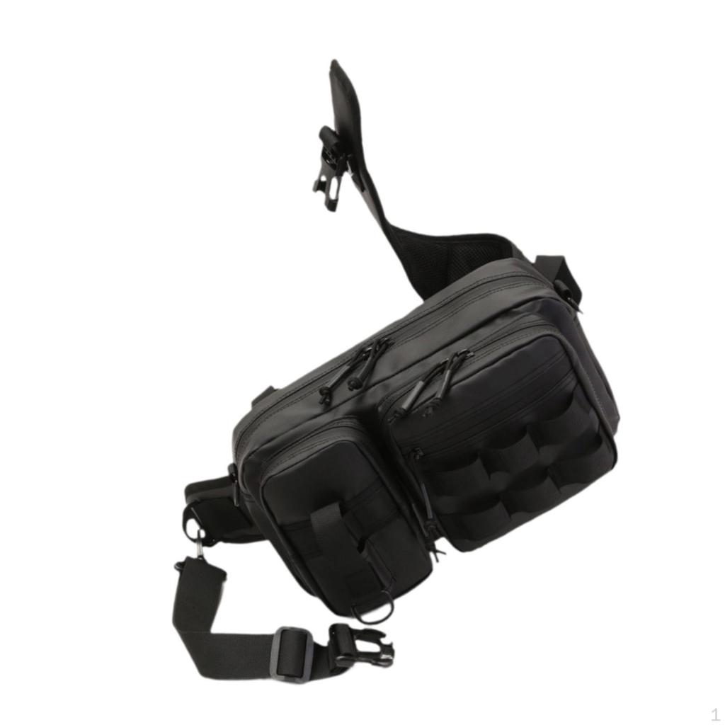 Fishing Tackle Bag Chest Pack Carry Case Storage Lure Gears for