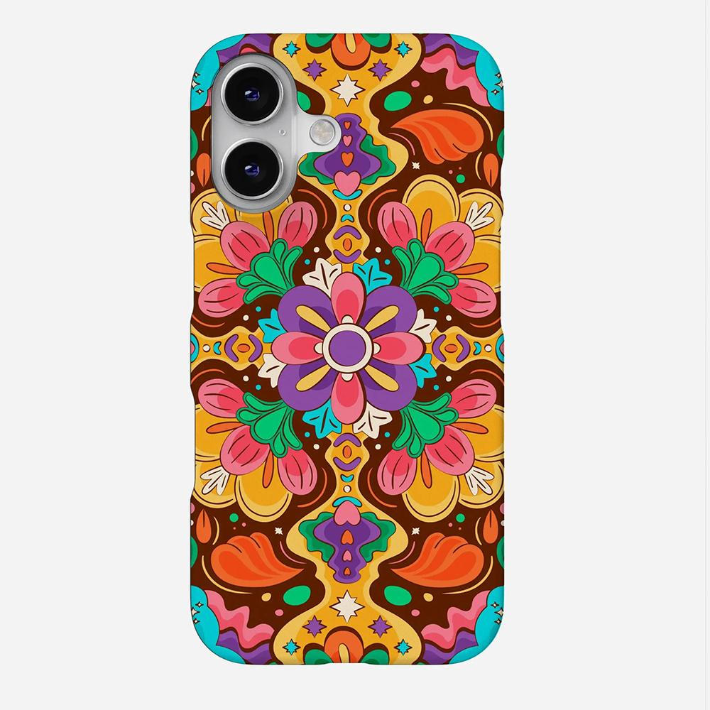 

Luxury Clmj Groovy Psychedelic Phone Case for iPhone 17 17e 16e 16 15 14 13 12 11 X XS XR XSMAX 7 8 Air ProMax Plus Double-layer iPhone 11