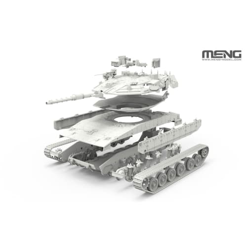 Mon Model 1/72 Israeli Main Battle Tank Merkava Mk.4M with Trophy Active Protection System Plastic Model M72-006 (Tank)