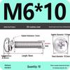 304 Stainless Steel Phillips Round Head Screw with Flat Washer M3/M4/M5/M6