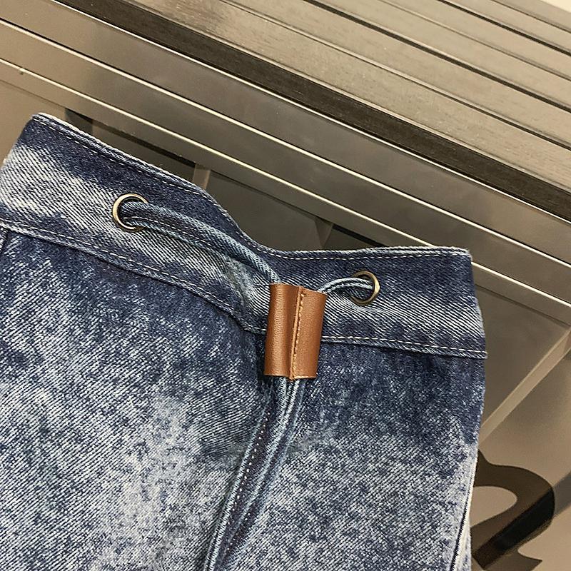 Denim Backpack Retro Commuter Large Capacity Travel Backpack