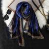 New Print Chiffon Scarf Shawl Women Sunscreen Silk Scarf Turban Long Wrap Beach Travel Outdoor Accessories Trendy Headband