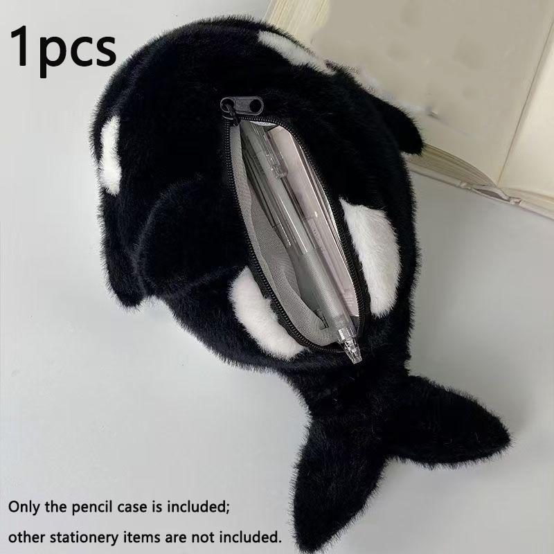 Cute Pencil Case Organizer Creative Animal-Shaped Pencil Case Cartoon Large-Capacity Stationery Storage Bag Cute Pencil Cas