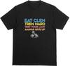 STEROID GYM T-Shirt | Eat Clen, Tren Hard, Test Your Limit | Fitness Tee