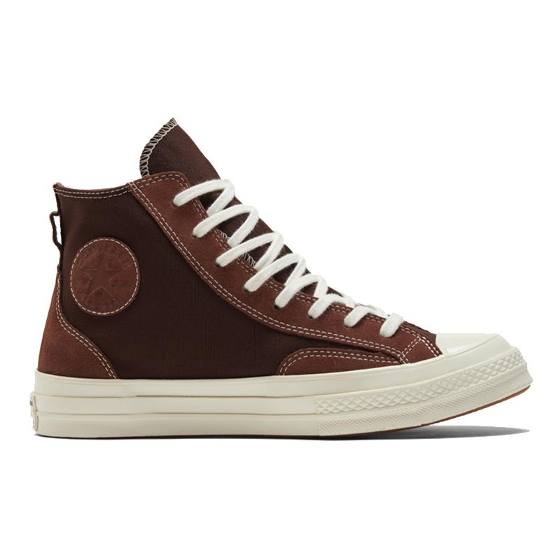Converse Chuck Taylor All Star 70s Trendy High-Top Espadrilles Unisex Brown & White