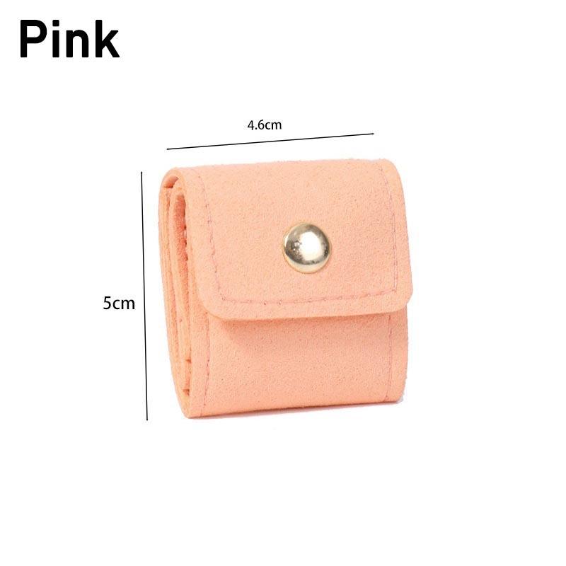

Fashion Velvet Jewelry Display Pouch Necklace Mini Ring Packing Bag Jewellery Packaging Jewelry Box SSBZD07 розовый