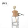 Empty Refillable Hanging Car Diffuser Bottles 21PCS 8ml Transparent Air Freshener Perfume Container Gift for Friends