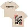 Unisex Cotton ONeck Casual TShirt System of A Down Harajuku Graphic Print Hip Hop Summer Clothing Tshirt