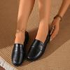 Fashionable New Comfortable Plus Size Women'S Shoes Spring And Autumn Elegant Solid Color Round Toe Sexy Casual Loafers