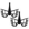 2pcs Butterfly Mixer for Monsieur Cuisine Connect Mixer