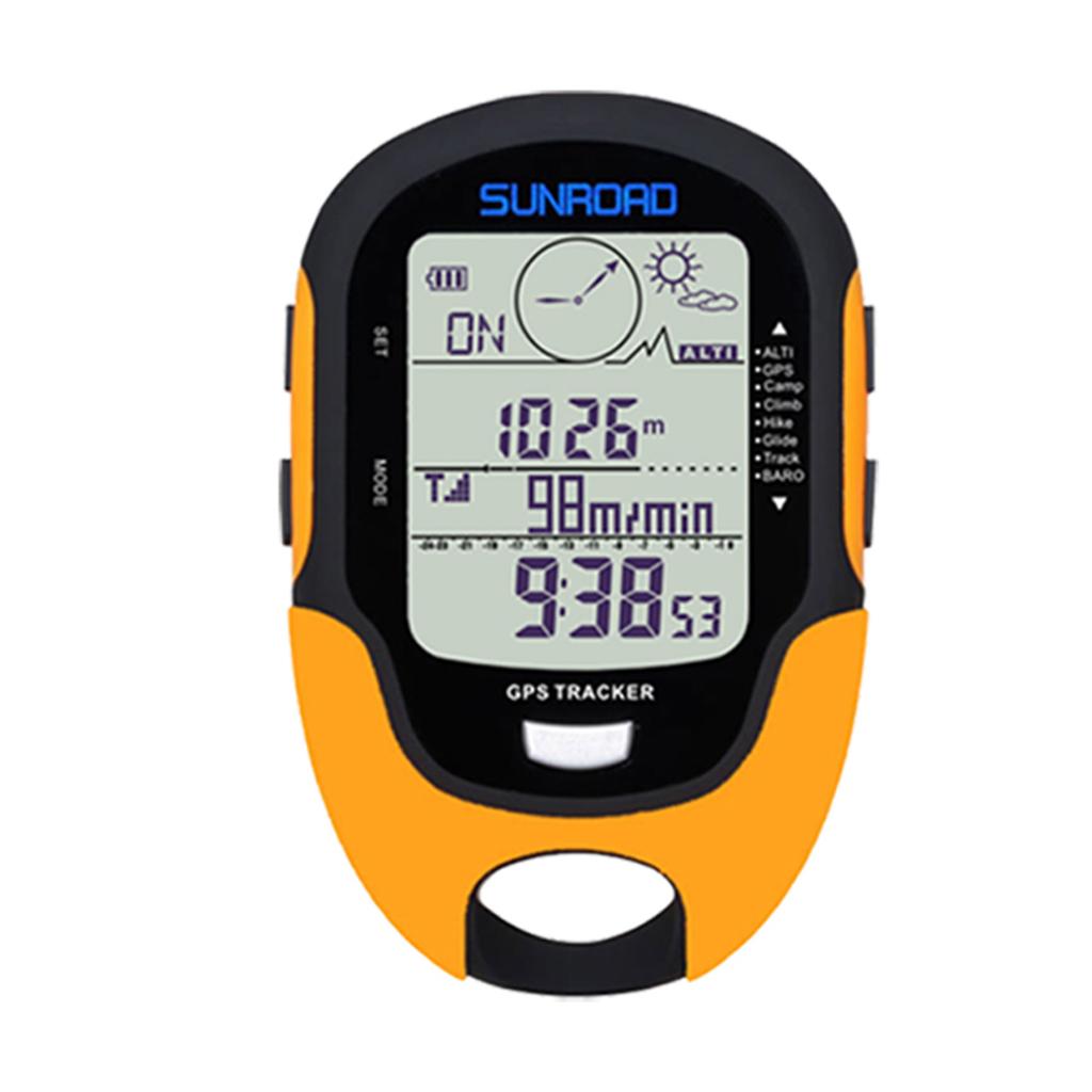 Multifunction LCD Digital Altimeter Barometer Compass Thermometer Hygrometer Weather Forecast LED To