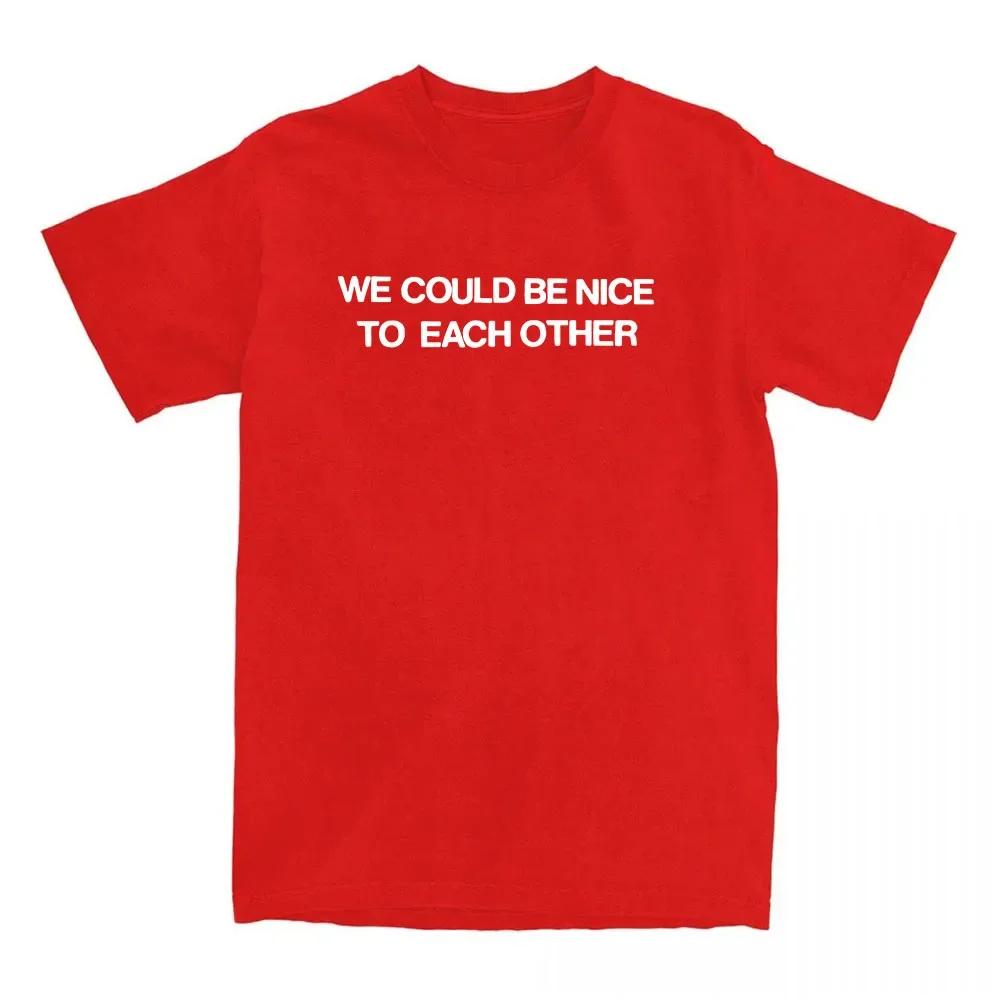 Nice To Each Other Tee Singer Olivia Dean Printing Tshirt Loose Cotton Wounisex Unisex T Shirt Streetwear Casual Graphic Tshirt Girls