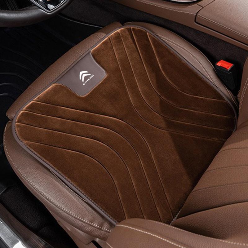 Suede Car Front Rear Seat Cushion Flannel Non-Slips Cover Pads For Citroen C1 C5 C4 C3 C2 Cactus Berlingo Saxo Picasso Jumper aje256