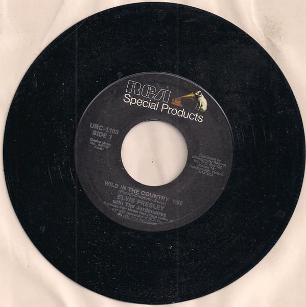 

7inch Record ELVIS PRESLEY Wild In The Country URC1103 RCA Special Pro Canada Rock Used