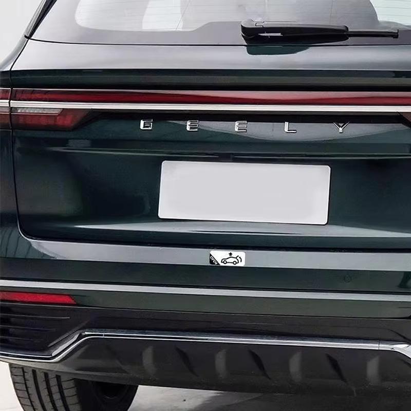 Personalized Car Trunk Auto Opening Prompt Sticker Electric Vehicle Warning Decal Waterproof Car Accessories Decoration