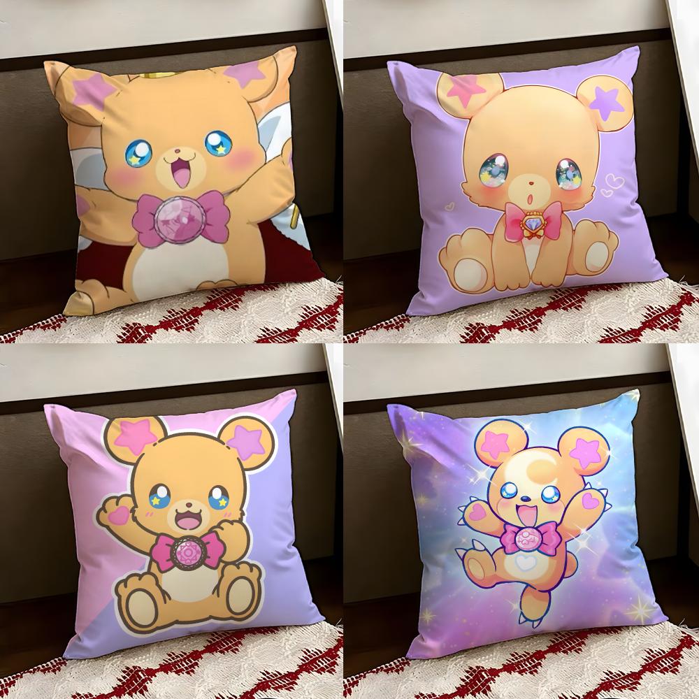 Anime cartoon MMofurun Cushion Cover Reversible Soft Durable Pillow Cover Home Car MultiScene Use for Daily Comfort