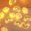 Colorful LED Star & Rainbow Cloud Decorative Tent Hanging Lights