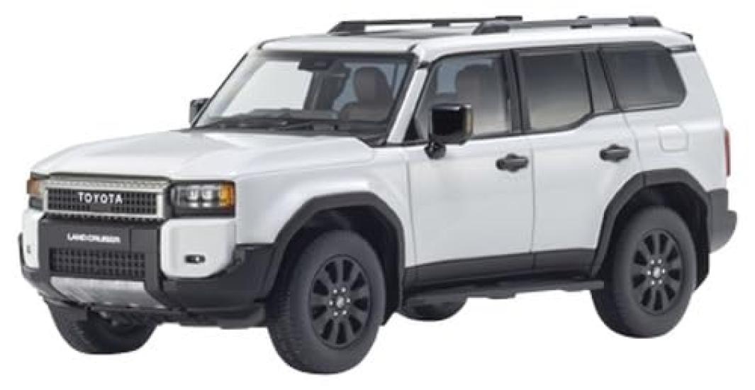 

Kyosho Original Масштаб Toyota Land Cruiser 250 ZX Опциональное колесо Белый перламутр Готовое изделие KS03927PW 1/43 Вер.. (Платиновая слюда)