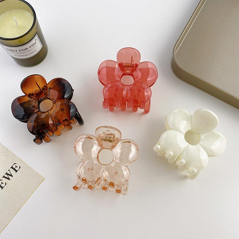 Elegant Korean Style Hair Clip Featuring 3d Floral Design For Sweet Fashionable Girls