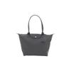 Le Pliage Embossed Logo Print Nylon Tote Shoulder Bag Women Bags Gray L1899919P661